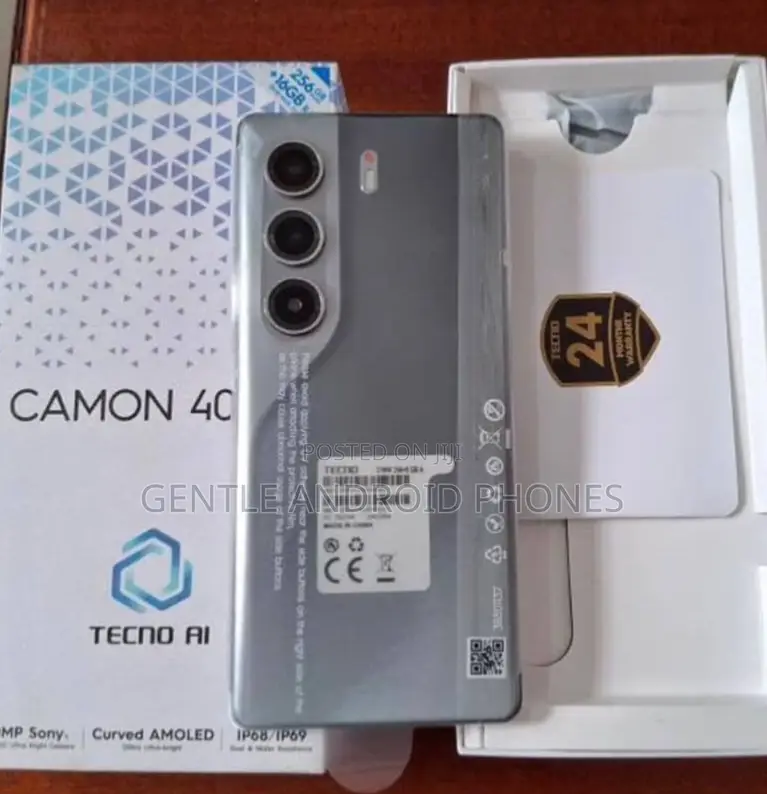 New Tecno Camon 40 Pro 5G 256 GB Black