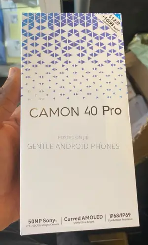 New Tecno Camon 40 Pro 5G 256 GB Black