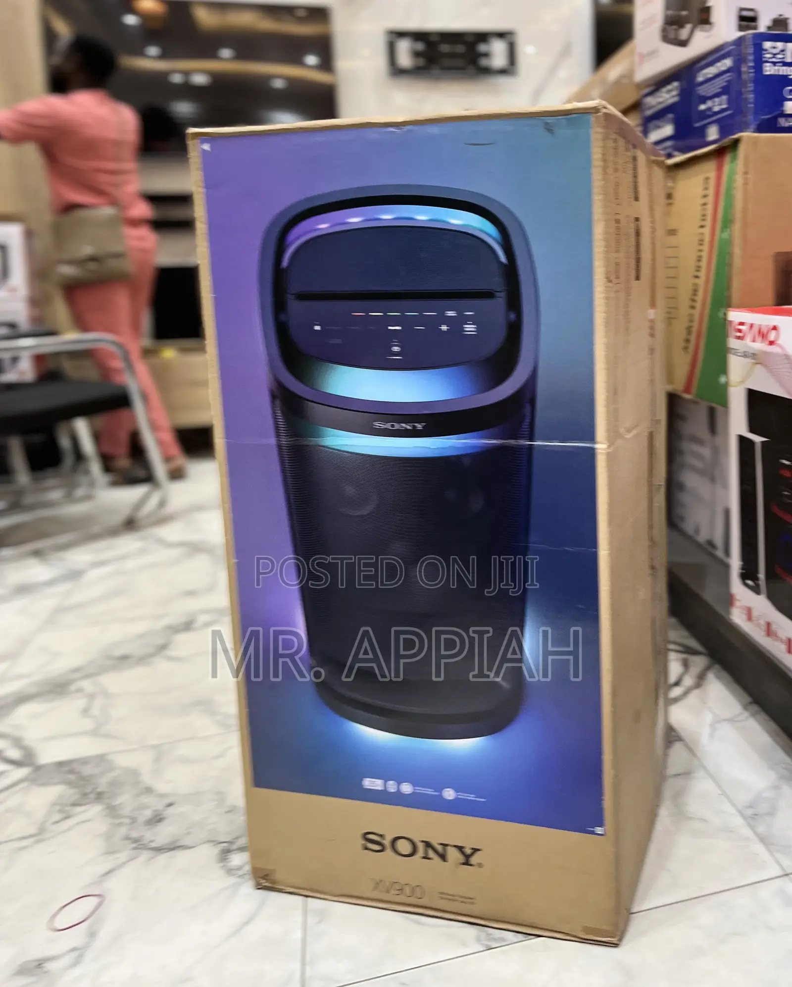 Shop Sleek Sony X-Series Wireless Portable Speaker(Black) 
