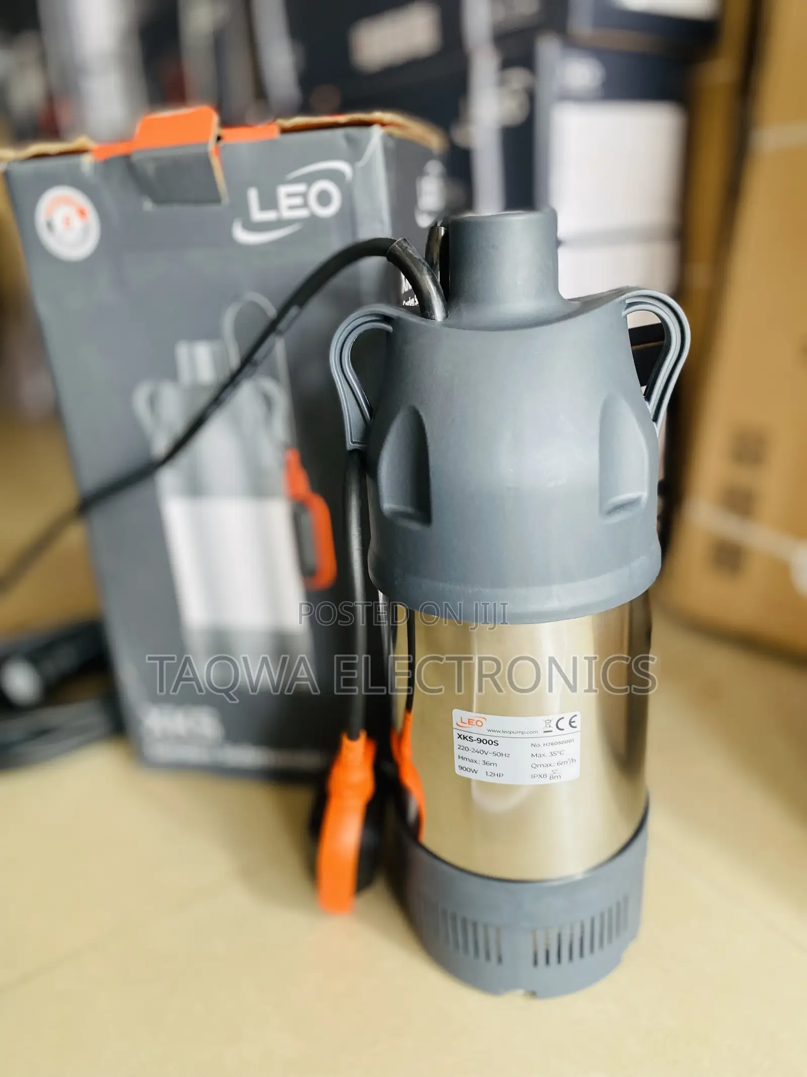 1.2hp Free-From Rust Leo Submersible Pump