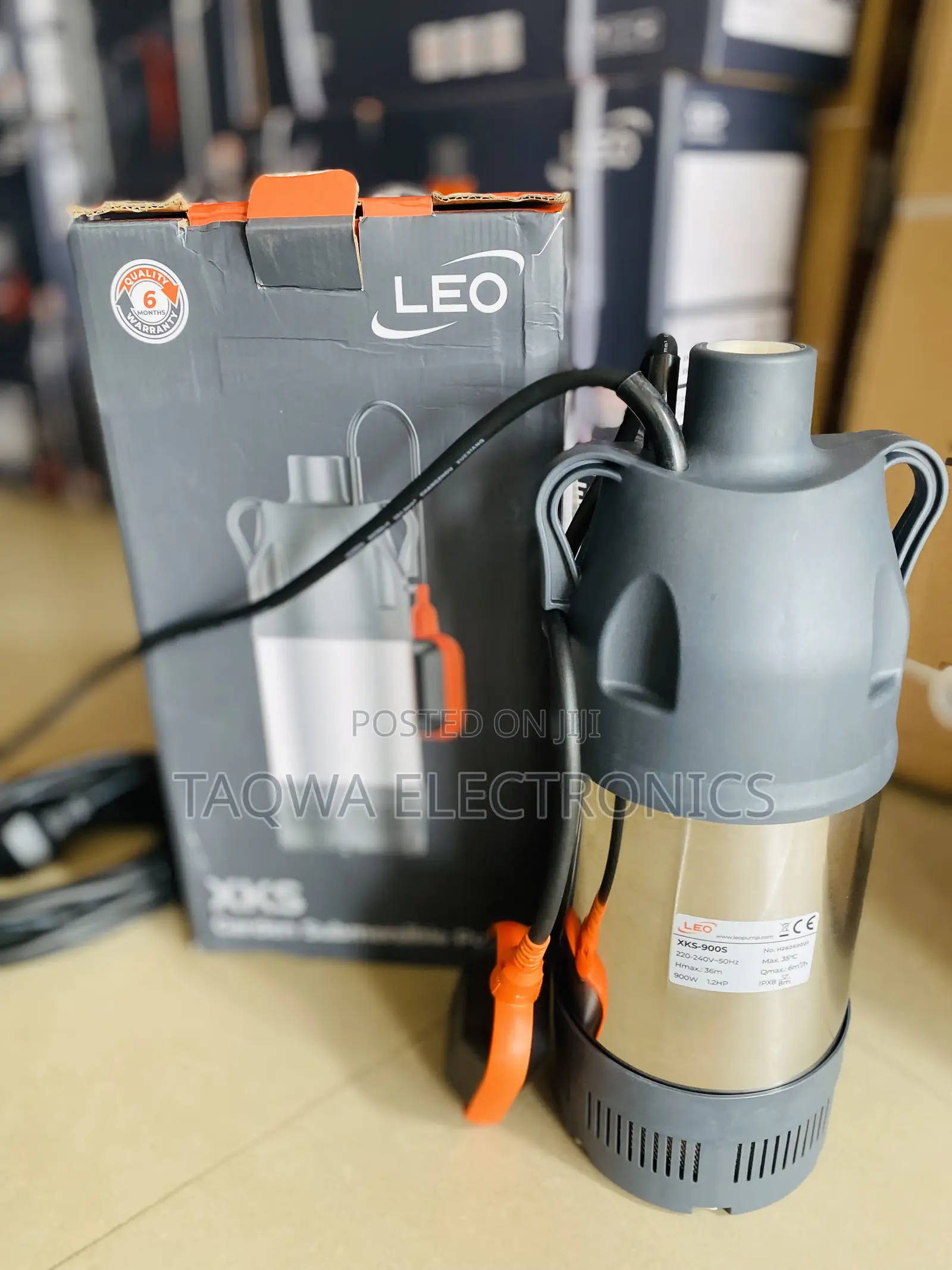 Capable Leo 1.2hp Stainless Submersible Pump