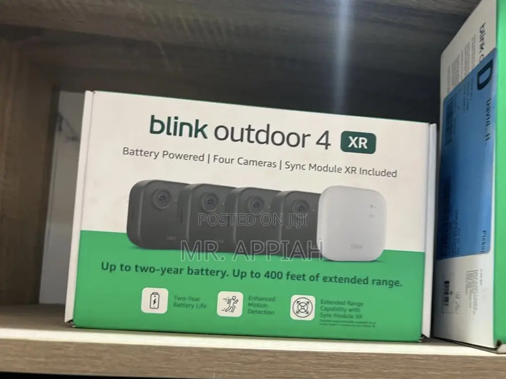 Get Sleek Blink Outdoor 4 Wireless Security Cameras(Black)1080P HD