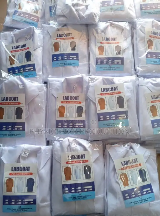 White Long Sleeves Lab Coat