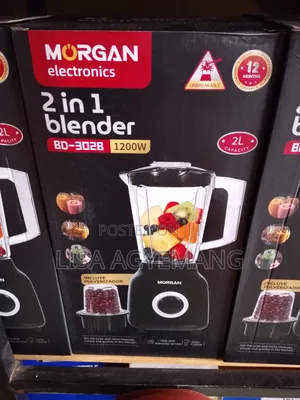 Morgan 2 in 1 Blender (2L)