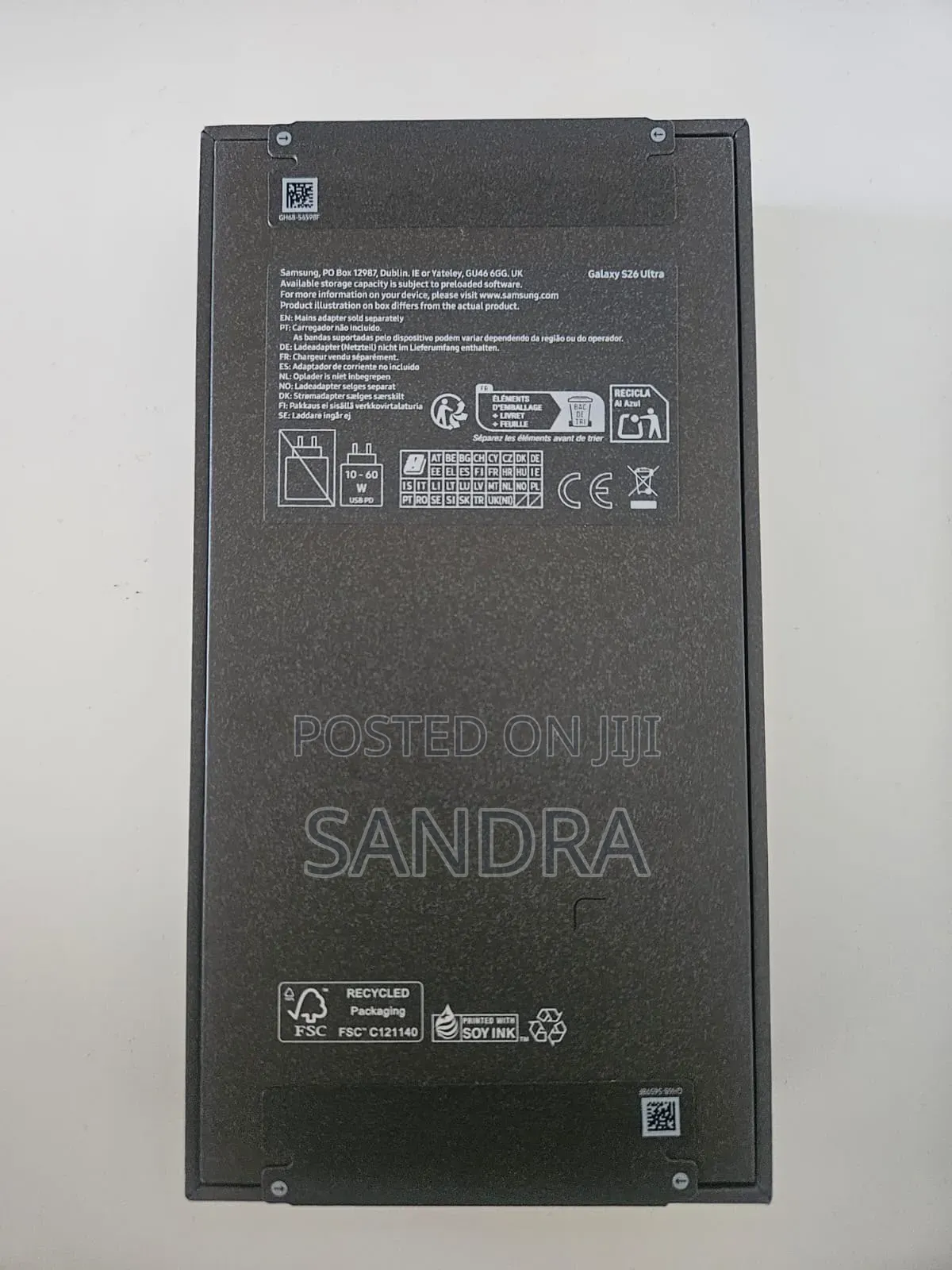 New Samsung Galaxy S26 Ultra 5G 256 GB Black