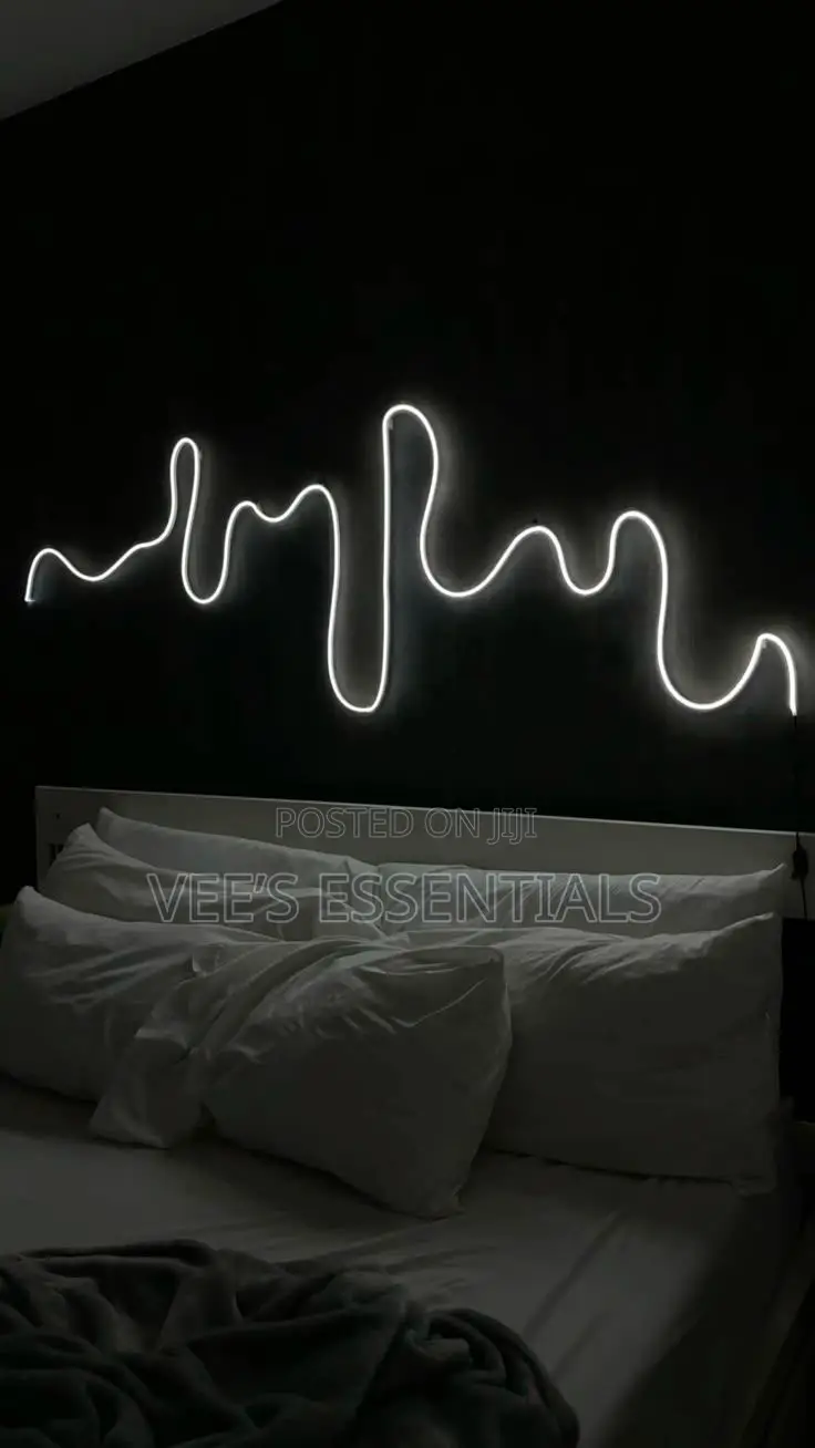 5M LED Neon Strip Lights – Pink, Blue White Decorative Lights