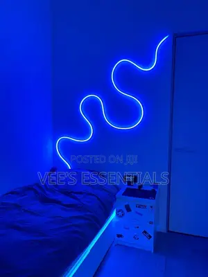 5M LED Neon Strip Lights – Pink, Blue White Decorative Lights