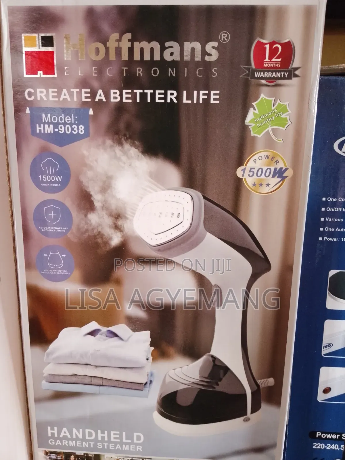 Hoffman's Handheld Garment Steamer