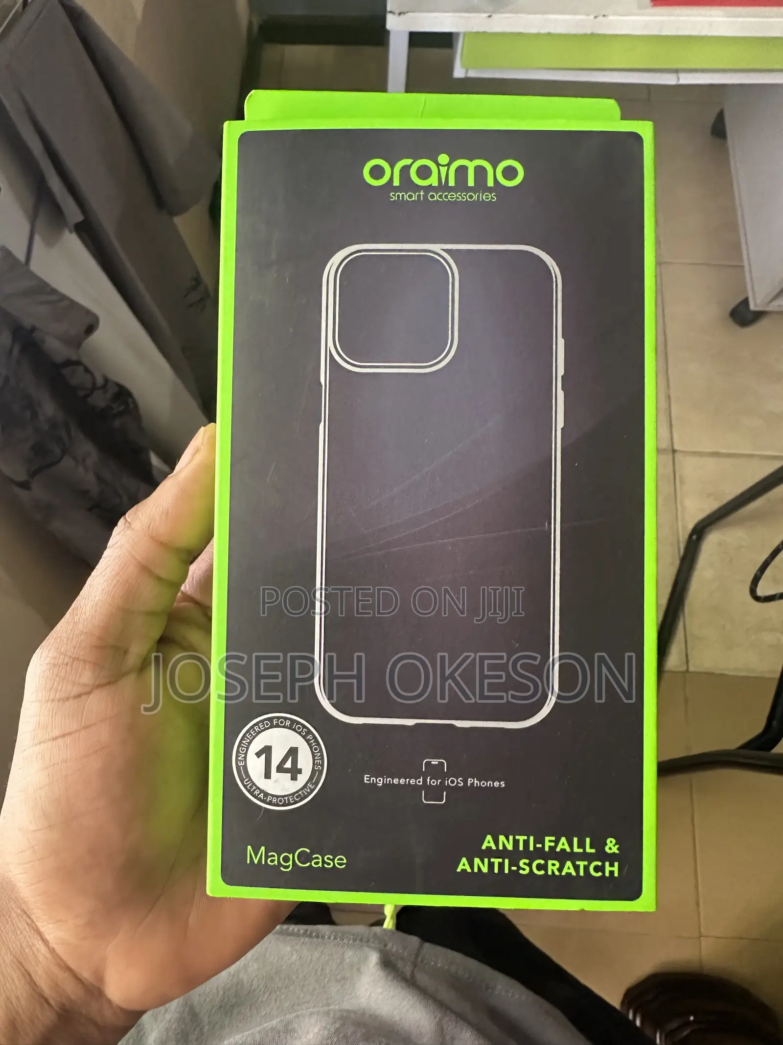 Oraimo Magnetic Phone Case With Holder for iPhone 14