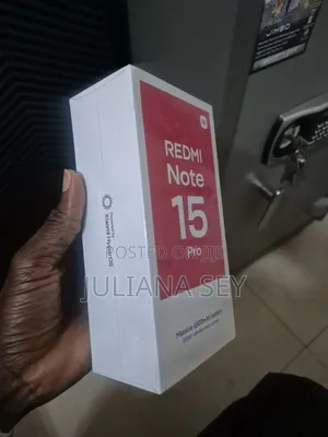 New Xiaomi Redmi Note 15 Pro 256 GB Black