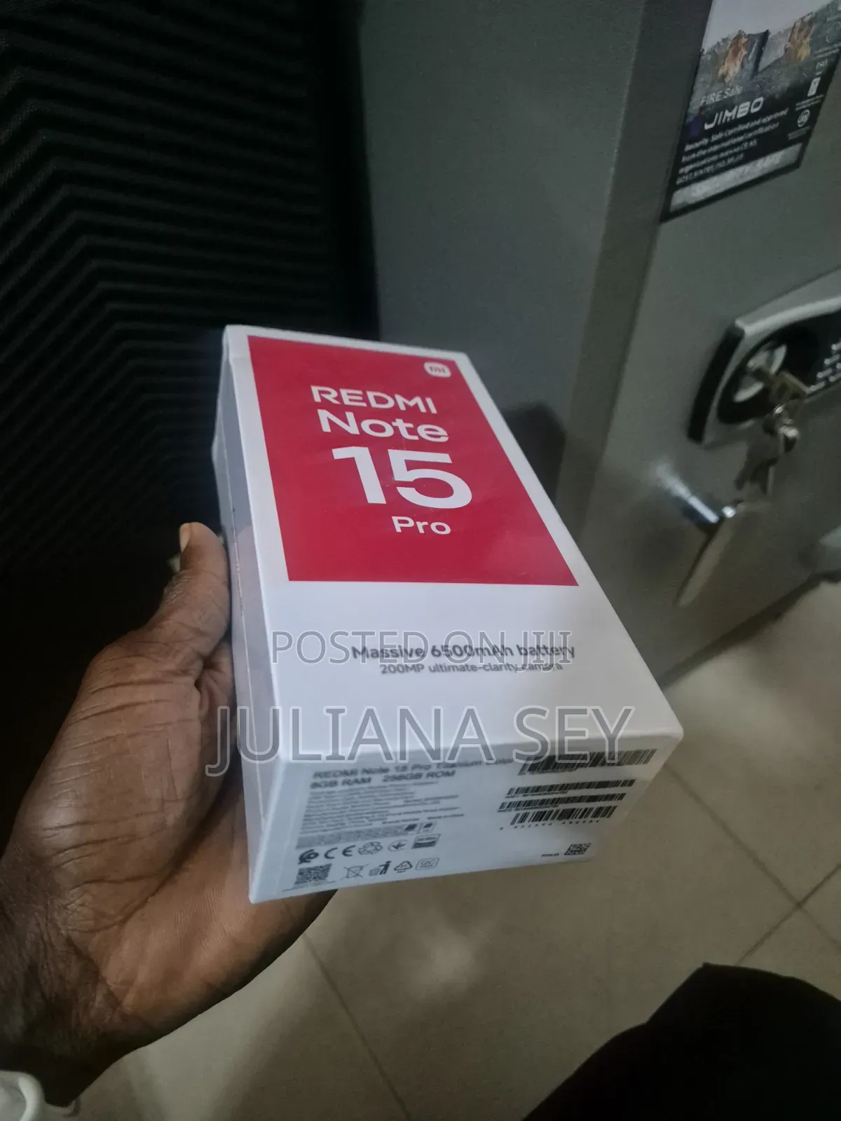 New Xiaomi Redmi Note 15 Pro 256 GB Black