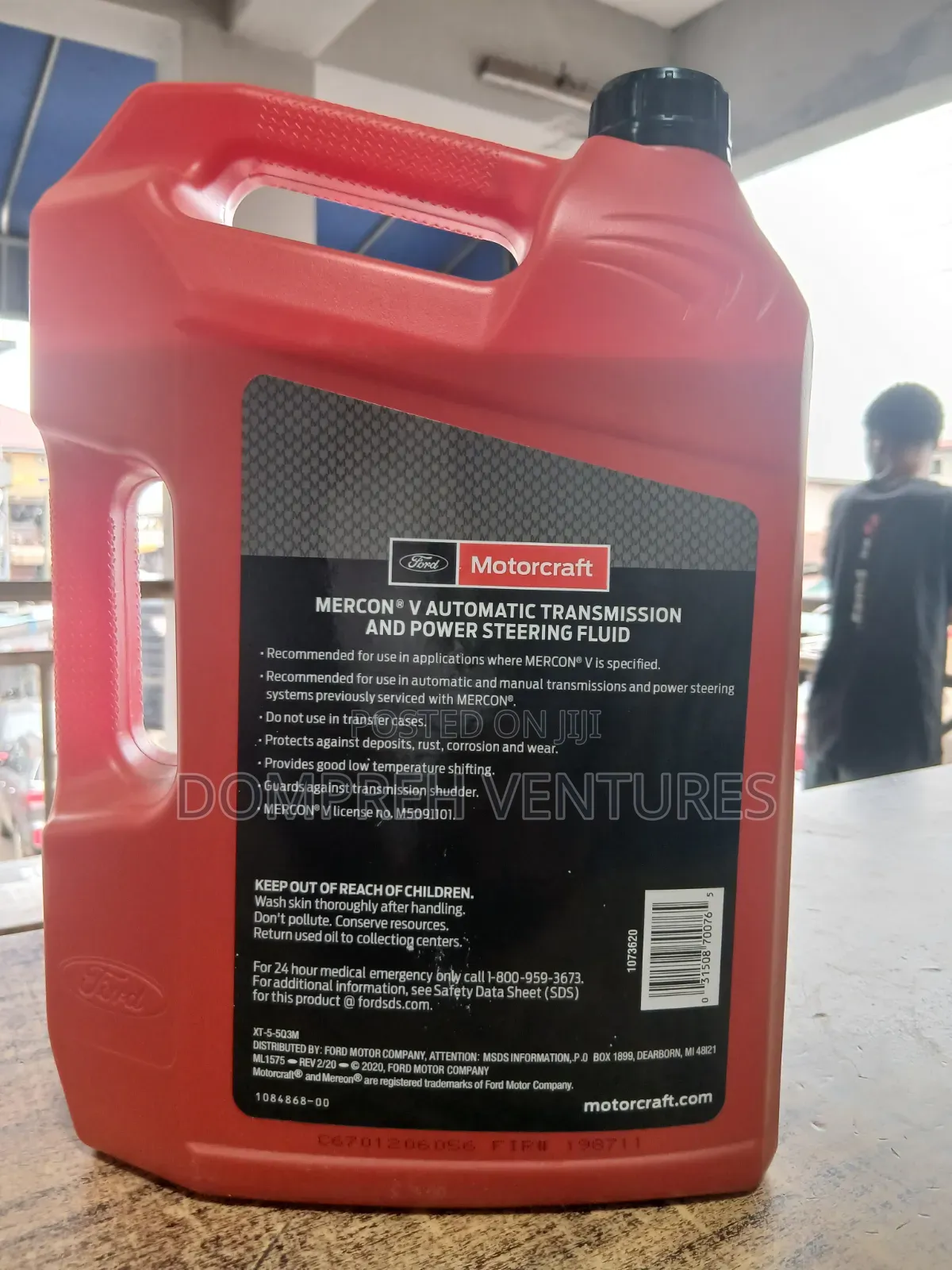 Original Ford Motorcraft MERCON v Transmission Power Steering Fluid