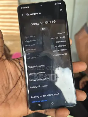 New Samsung Galaxy S21 Ultra 5G 256 GB Black