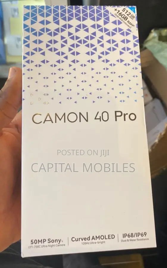 New Tecno Camon 40 Pro 5G 256 GB Silver
