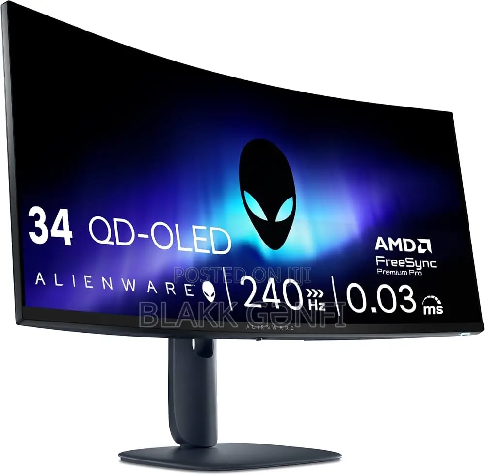 Alienware 34” 240Hz QD-OLED Curved Gaming Monitor