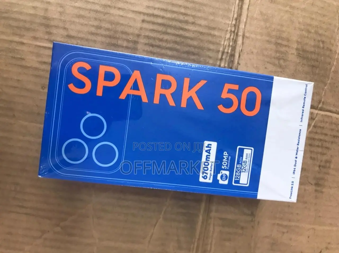 New Tecno Spark 50 128 GB Black