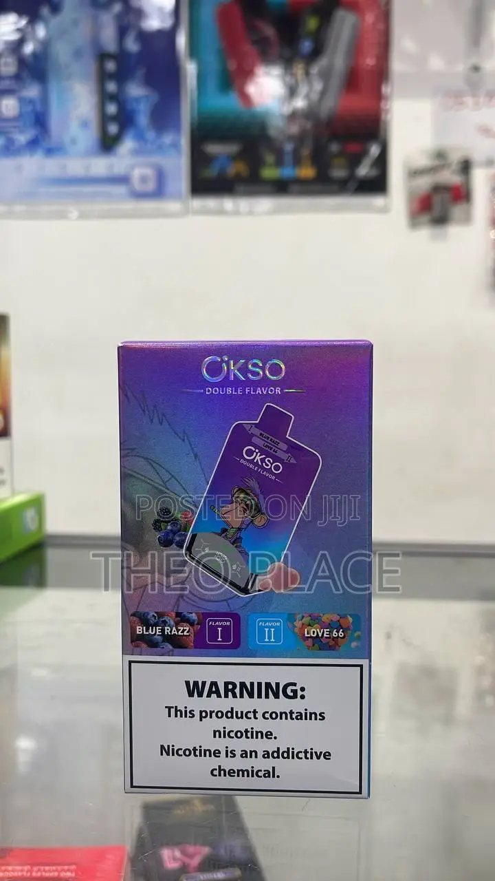 OKSO Double Flavor Disposable Vape – Flavors | Available in Accra