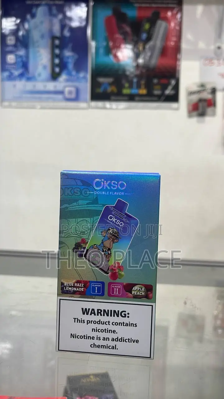 OKSO Double Flavor Disposable Vape – Flavors | Available in Accra