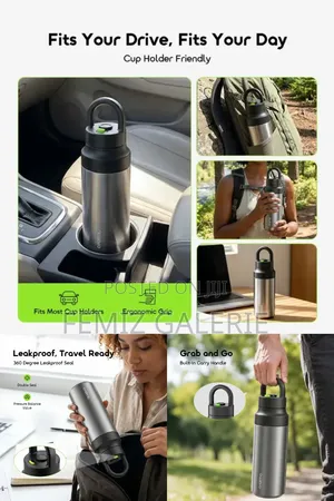 Oraimo QuickSnap 550 Portable Leakproof 550ml Insulated Water Bottle