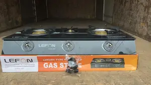 Glass 3 Burner Automatic Stove