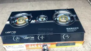 Glass 3 Burner Automatic Stove