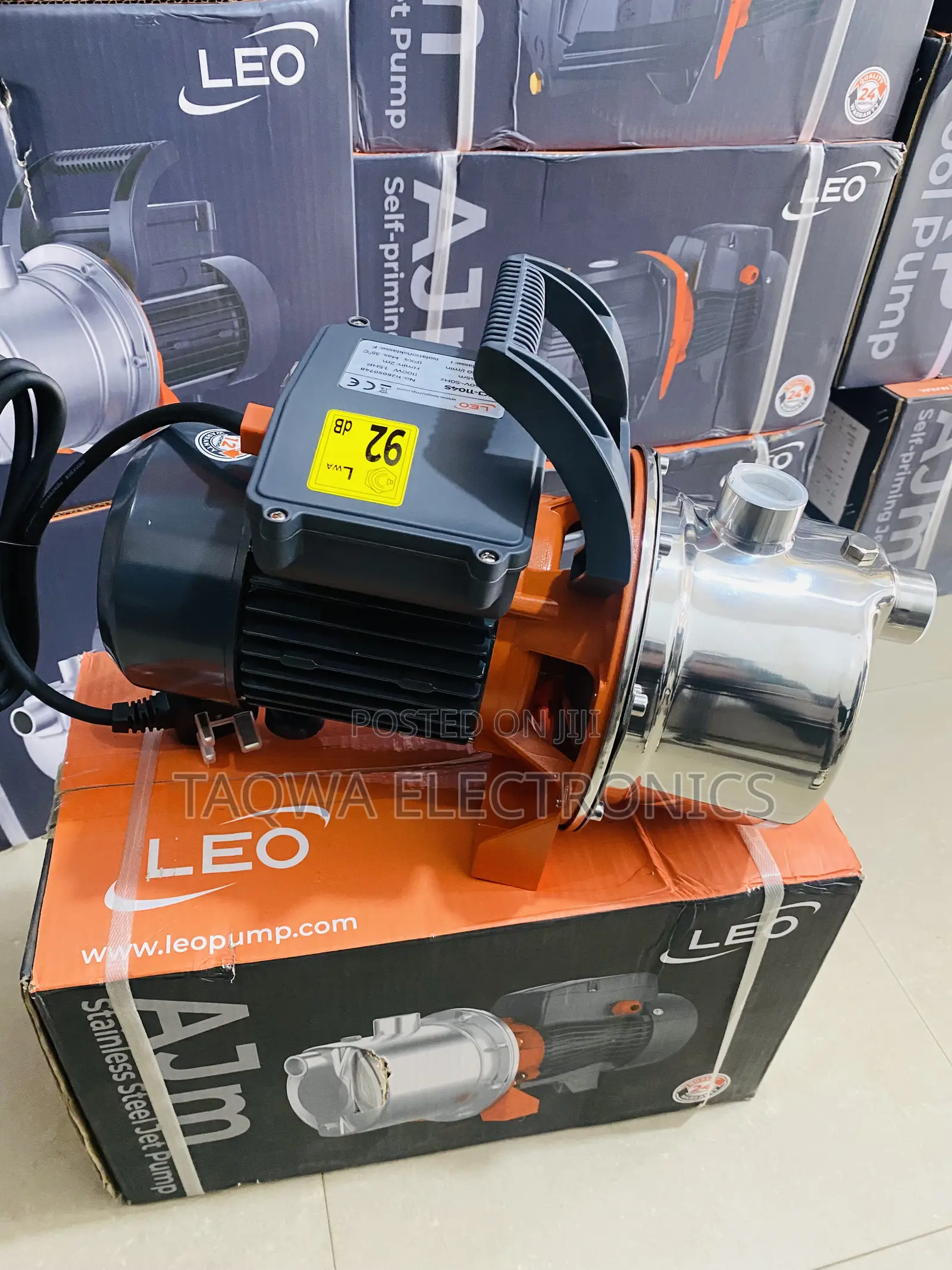 Electric Jet Pump,Leo 1.5hp Stainless Pump
