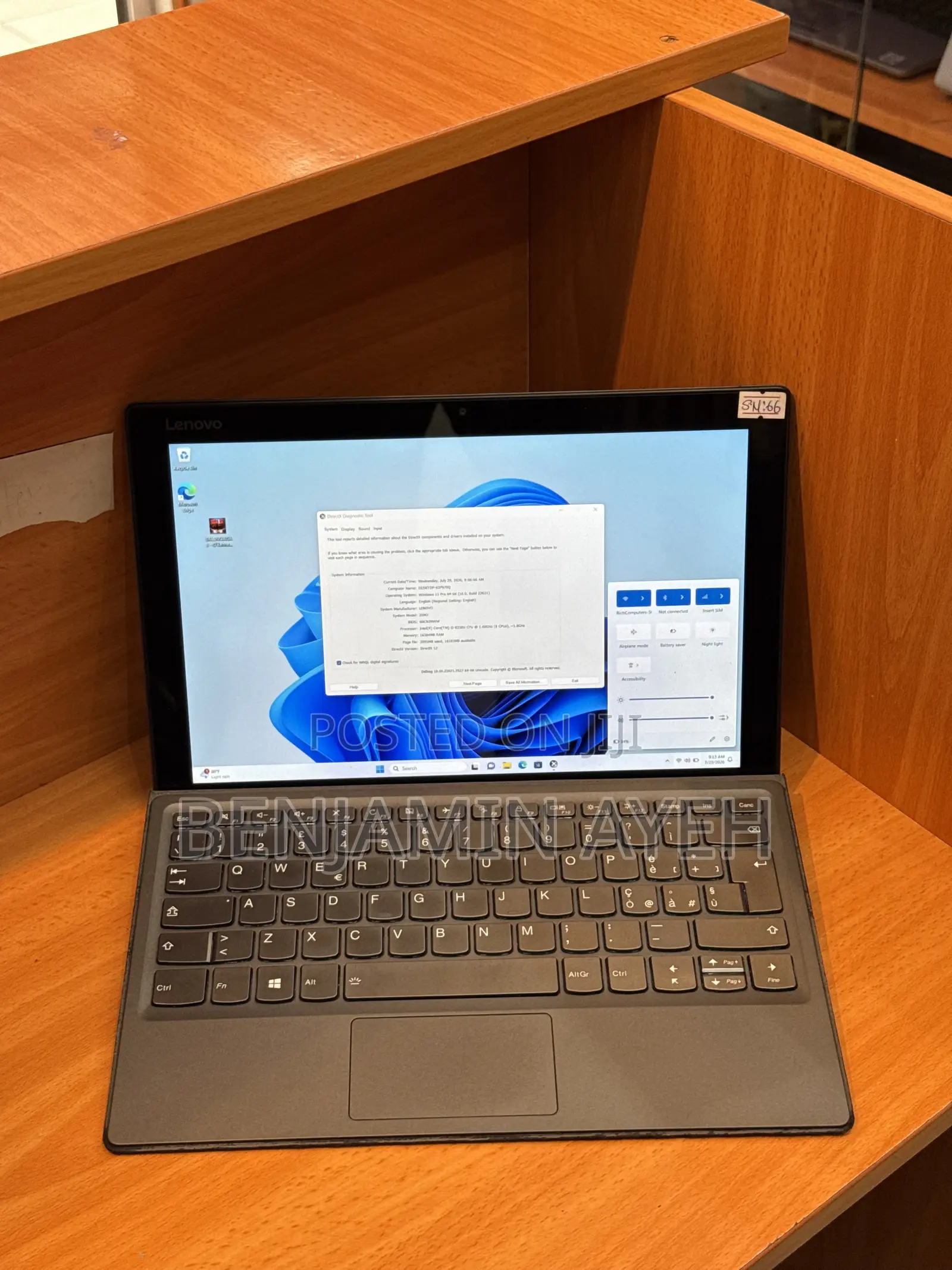 Laptop Lenovo 16GB Intel Core i5 SSD 256GB