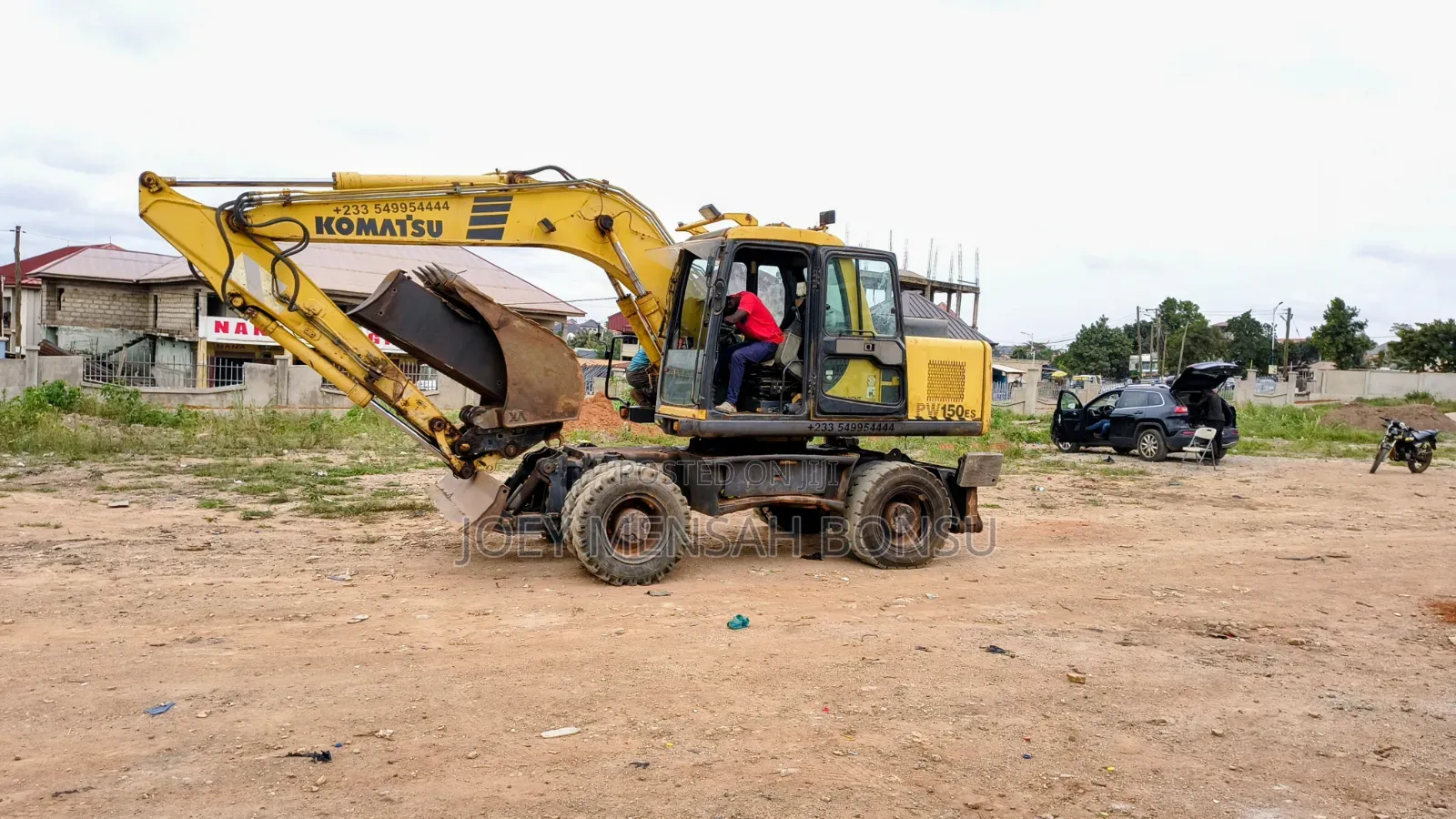 Tire (Wheel) Excavator for Town Works