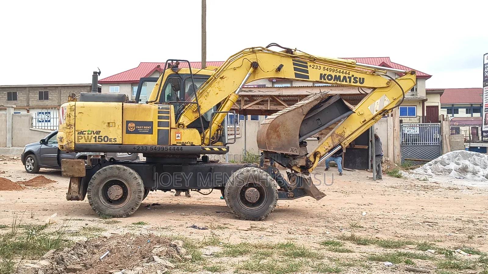 Tire (Wheel) Excavator for Town Works