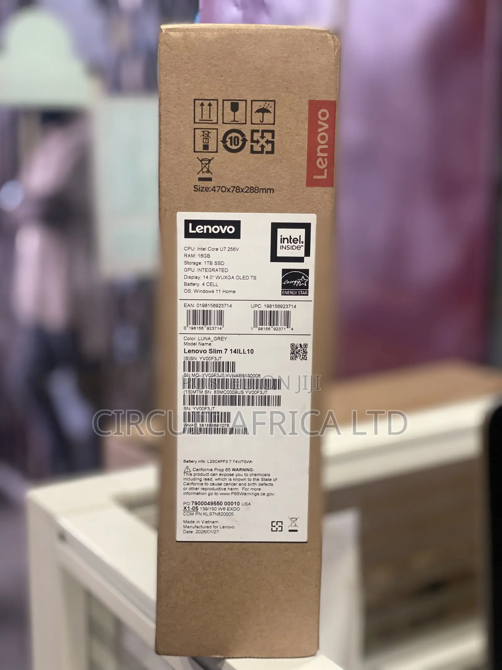New Laptop Lenovo 16GB Intel Core Ultra 7 SSD 1T