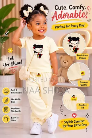 4yrs- Girls 2 Piece Kids Clothing Set