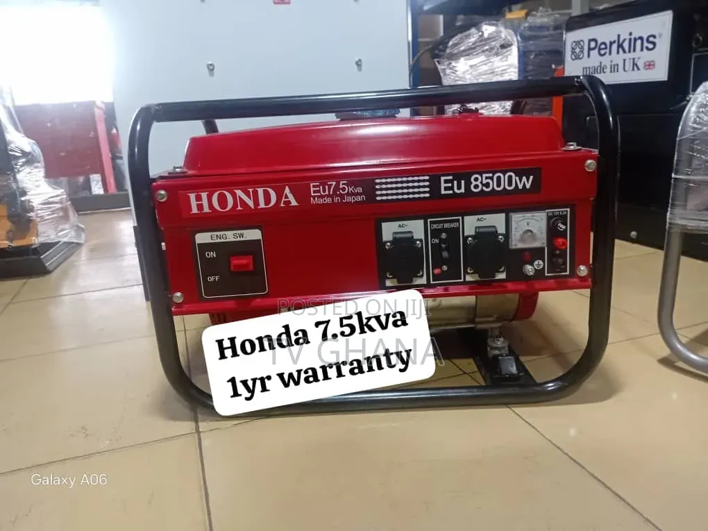 Honda 7.5kVA Key Start Generator | Premium Quality Power Backup7.5kva