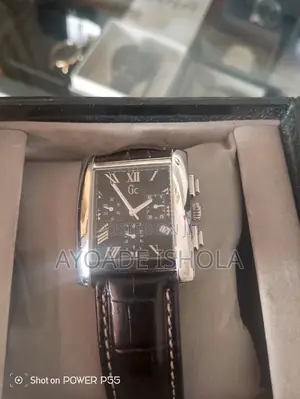 Guess GC40500 Quartz Square Shape Swiss Made Men’s Watch