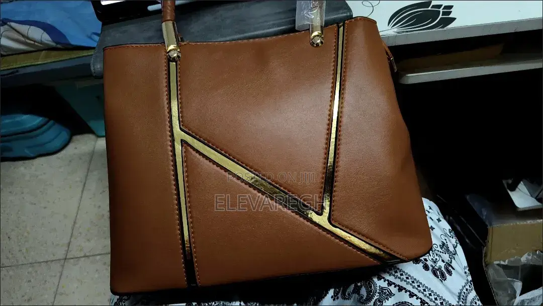 Women's High-Quality Handbags 2 in 1 Brown Colours