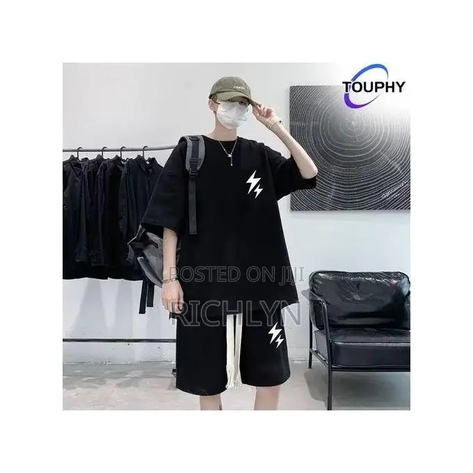 Men's Shirt Short Sleeve T-Shirt Short Sleeve Set
