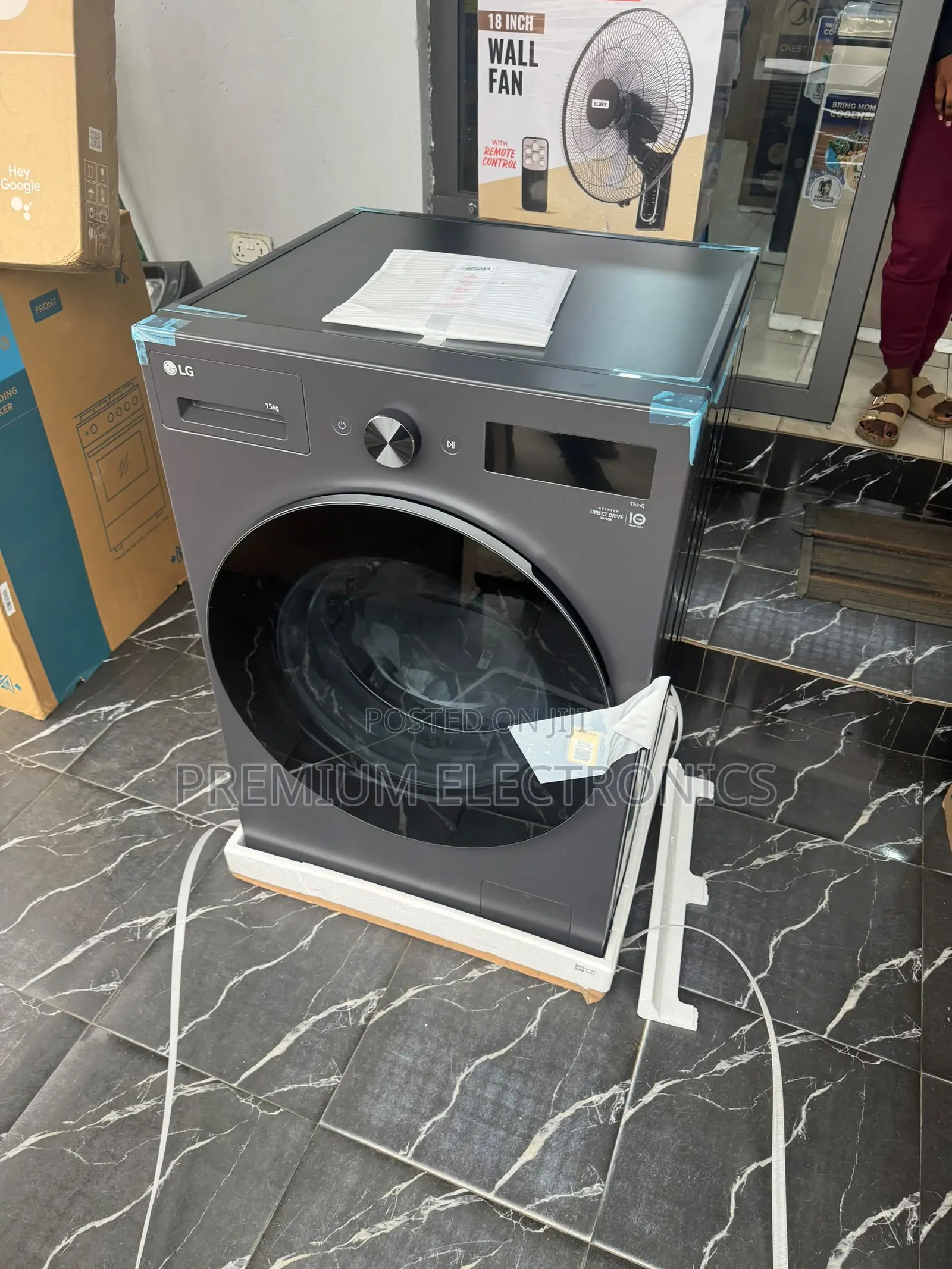 LG 15kg Inverter Ai Dd Motor Smart Thinq Washing Machine | Foz6dyp24