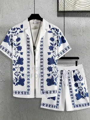 Shirt and Shorts Set for Men
