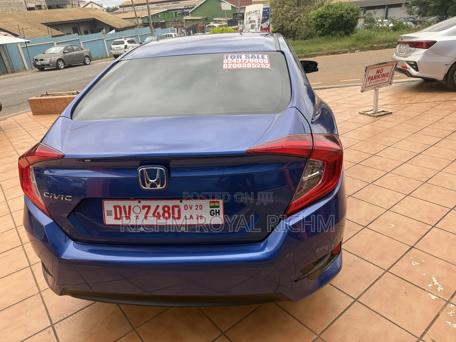 Honda Civic EX Sedan 2018 Blue