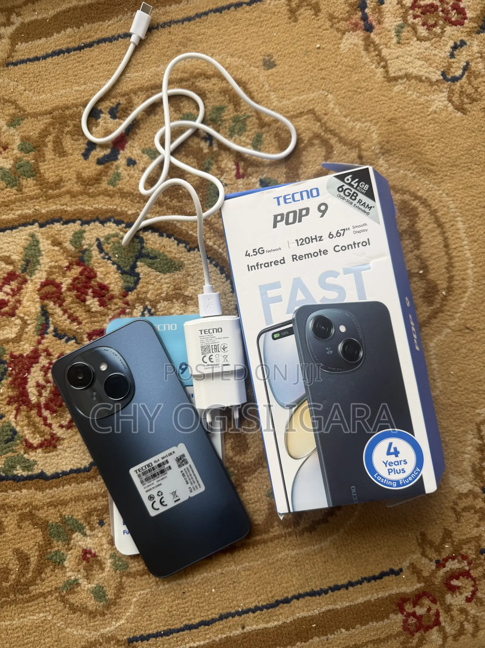 Tecno Pop 9 64 GB Black