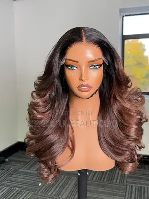 18 Inches Honey Blonde SDD Wavy With 6x6 Closure