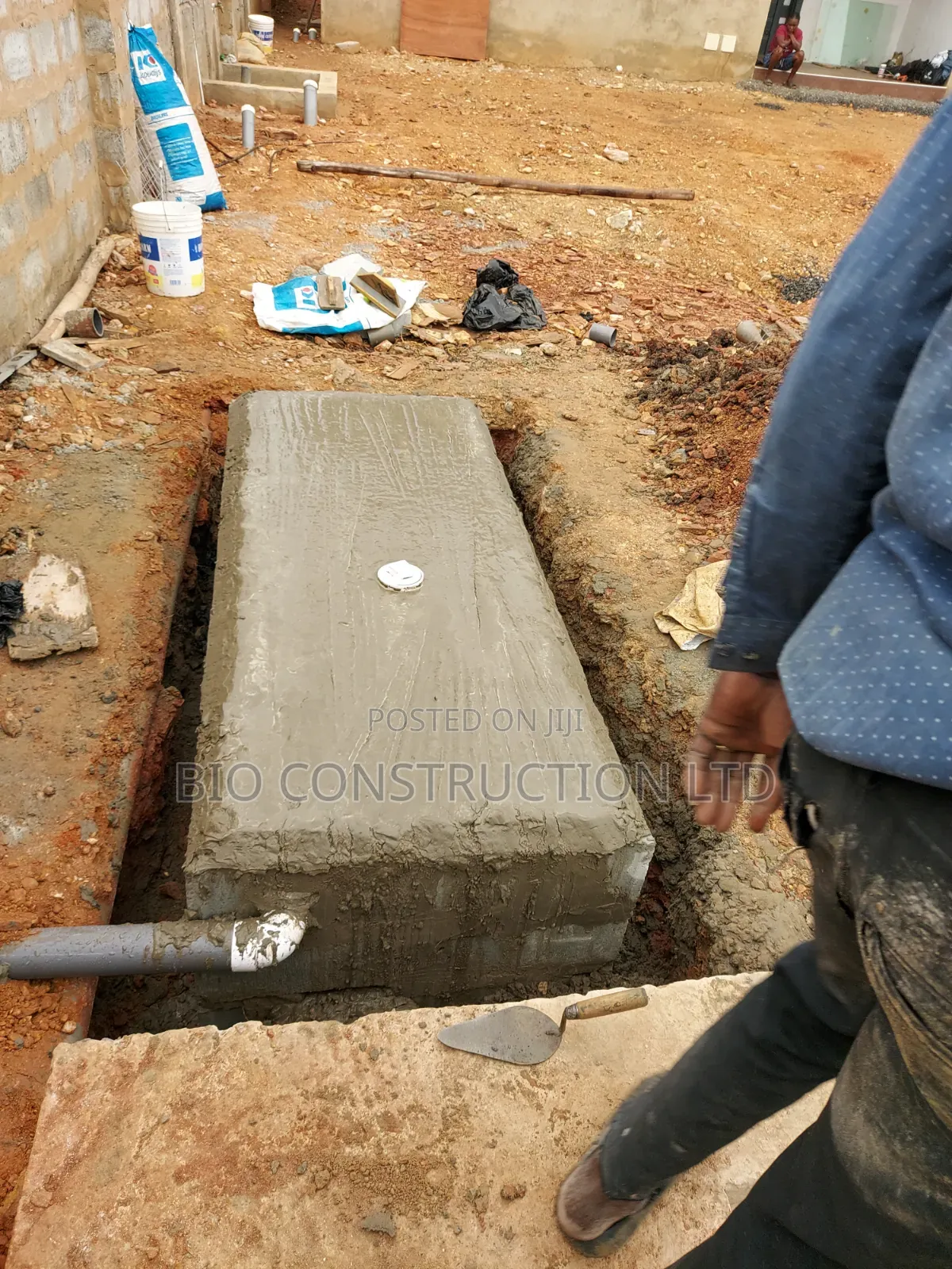 Modern Biodigester Biogas Biofil Manhole Toilet Systems