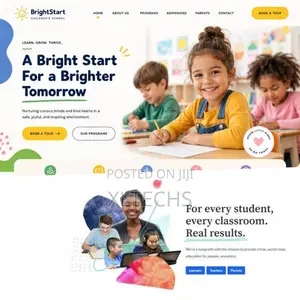 Professional School Website Design Development in Ghana