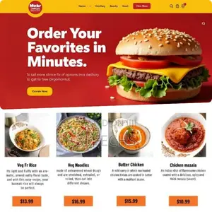 Restaurant Website Design Online Food Ordering Website