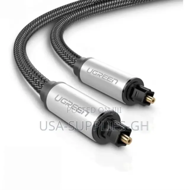 UGreen Toslink Audio Fiber Optical Cable 1.5M / 5Ft Braided From Usa