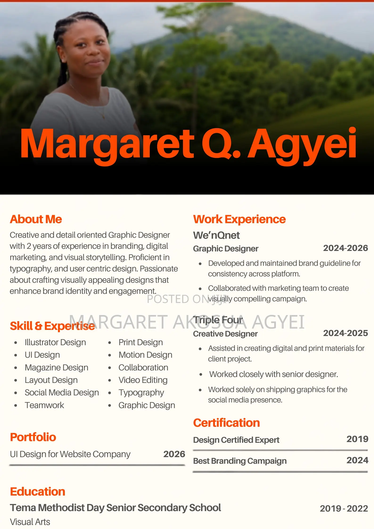 Part-Time Weekend CV