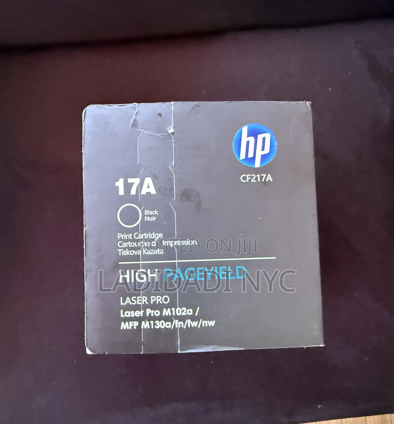 HP Toner 17A Black Color New