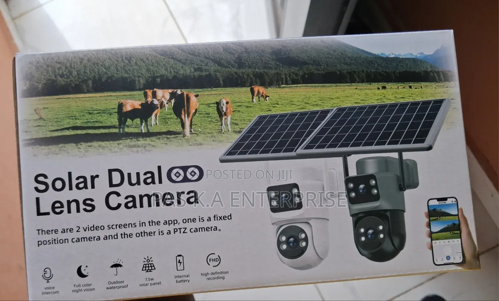 Dual Lens 4g Solar Camera