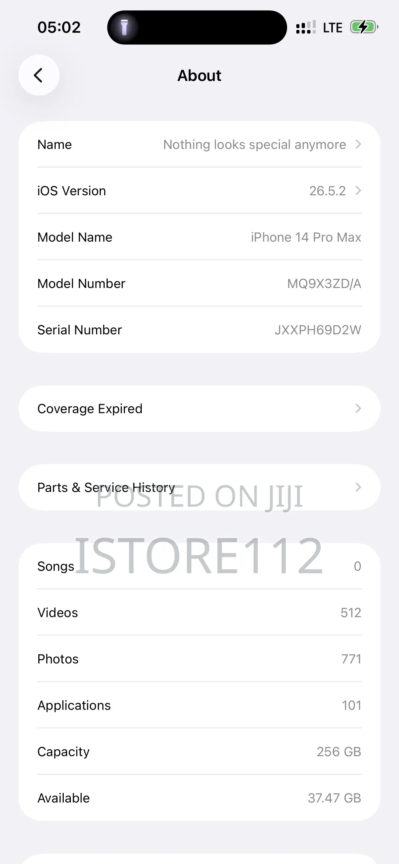 Apple iPhone 14 Pro Max 256 GB Purple