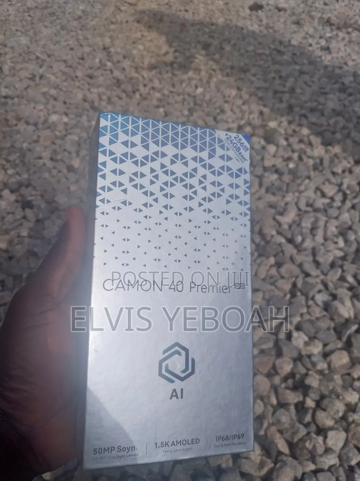 New Tecno Camon 40 Premier 5G 256 GB Gray