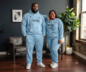 Classic Unisex Hoodie Tracksuits Thick Fabric